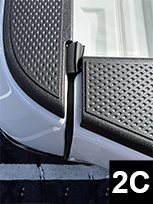 2C top view of closed tailgate