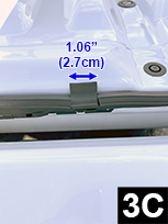 FIG 3A lower sidewall piece and lower tailgate piece